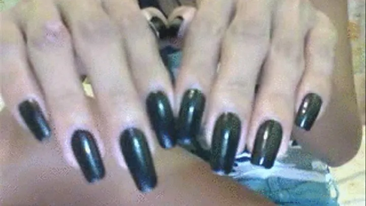 My.Black.Nails.Close Up..