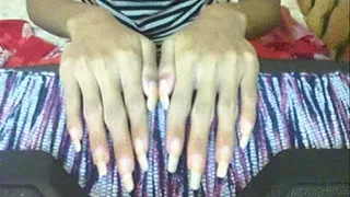 Nails in flat surface..