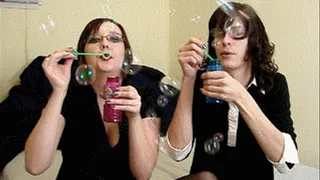 BUBBLES Blowing by Cindy and Lilith feb11 2011