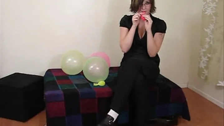 Lilith Inflating Playing and popping Balloons first set sep25 2010 HQ