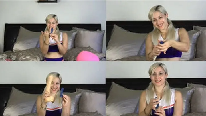 CHEERLEADER SHOWS YOU HOW TO MASTURBATE PART 2