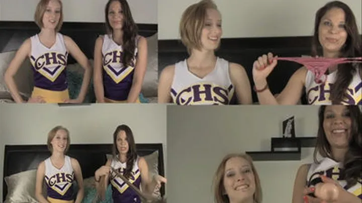 2 cheerleaders make you all the sissy you can be