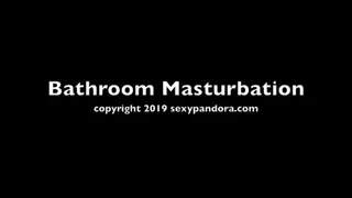 Bathroom Masturbation