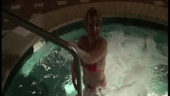 Pandora Playing in the Hotel Hot Tub