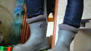 grey wool socks the soft shoes and the boots