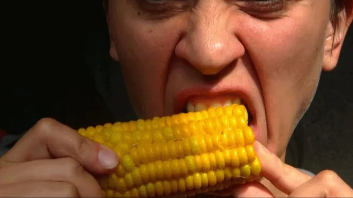 chewing corn