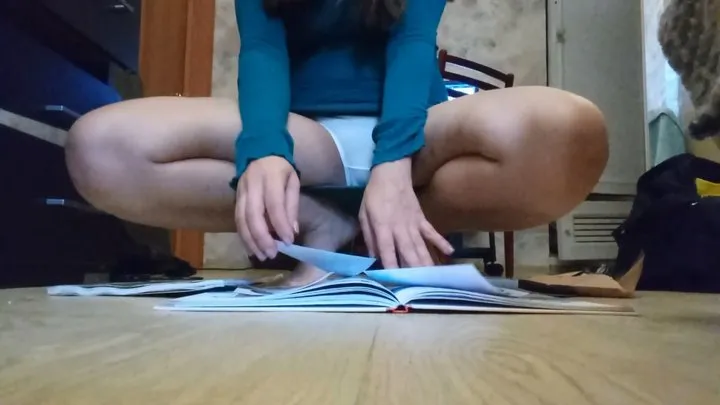 Scrapbooking Upskirt