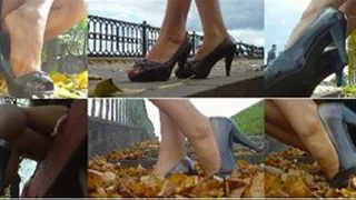 heels in park