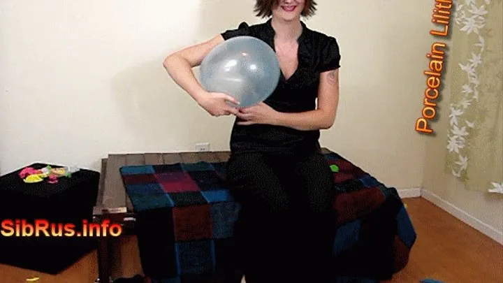 Inflating, Popping and Playing with balloons.