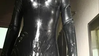 Latex Catsuit Diva #1 B-Cam Close-Up