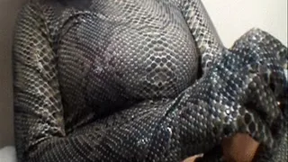 Snake Catsuit with StrapOn #1