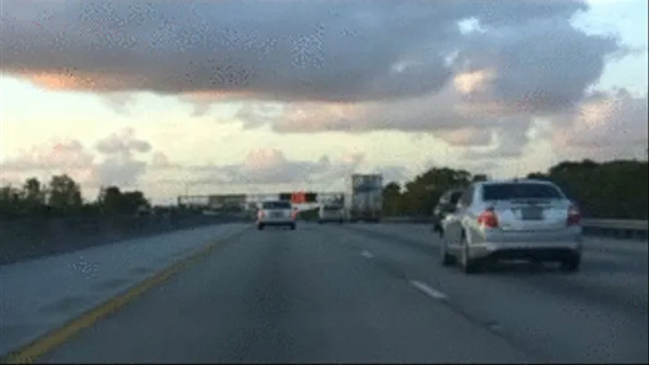 BMW Speeding & Weaving on Florida's Turnpike