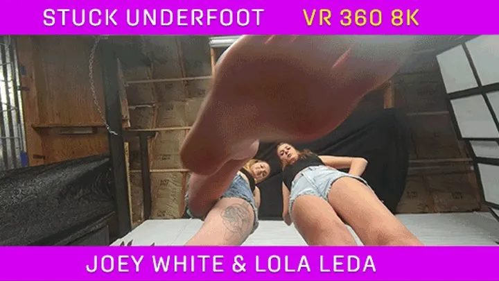 Joey & Lola - Stuck Underfoot! - 8K