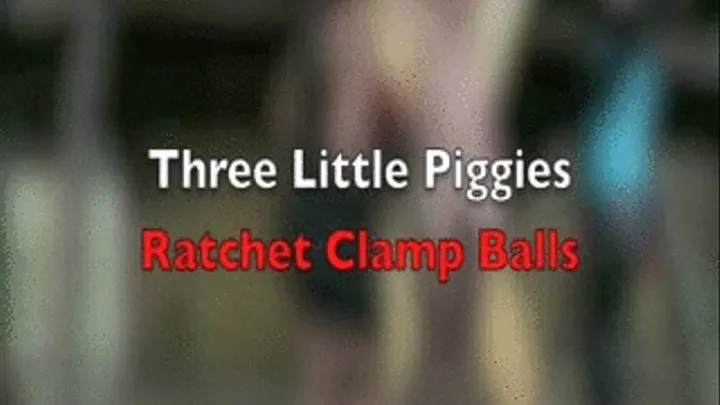 Three Little Piggies - Ratchet Clamp Balls