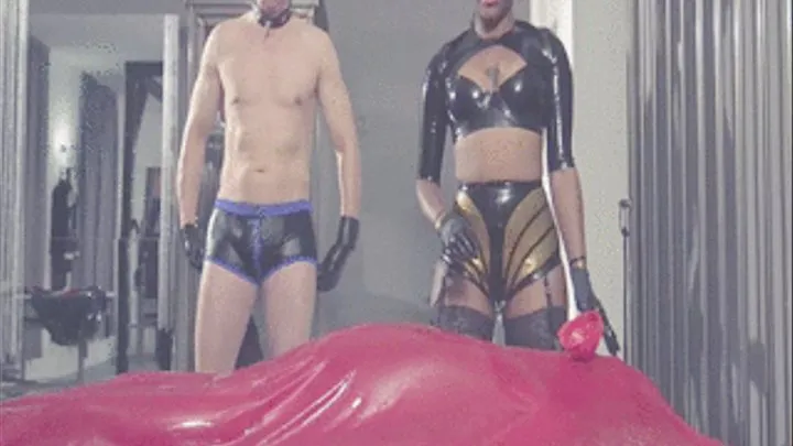 SPERM ROBBERY IN THE RUBBER CHAMBER VIDEO CLIP #10