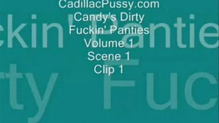 Candy's Dirty Fuckin' Panties Vol 1 Scene 1 Clip 1