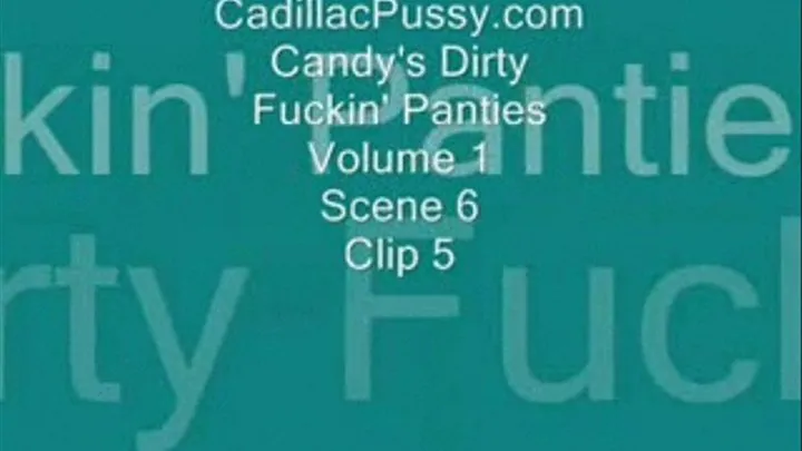 Candy's Dirty Fuckin' Panties Vol 1 Scene 6 Clip 5