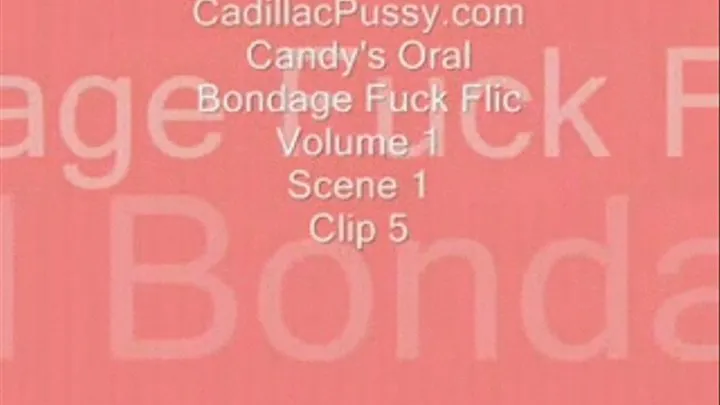 Candy's Oral Bondage Fuck Flic Vol 1 Scene 1 Clip 5