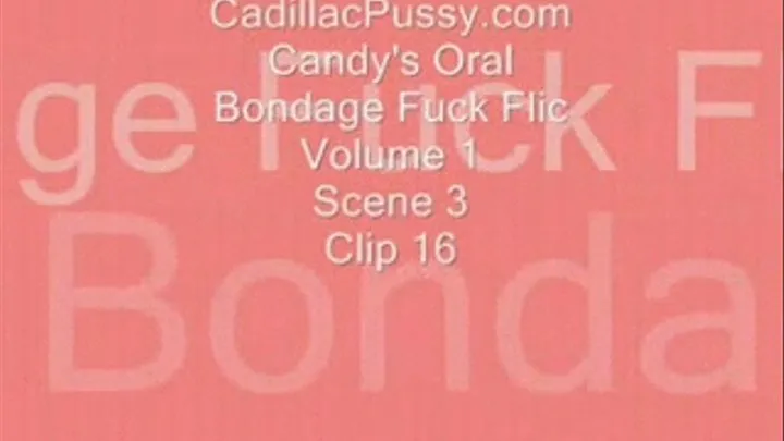 Candy's Oral Bondage Fuck Flic Vol 1 Scene 3 Clip 16