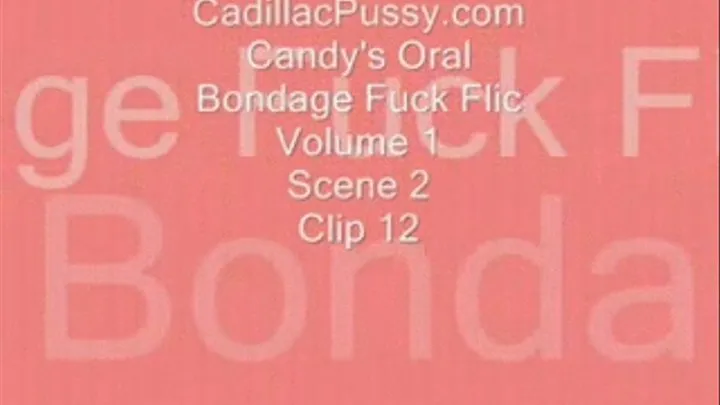 Candy's Oral Bondage Fuck Flic Vol 1 Scene 2 Clip 12