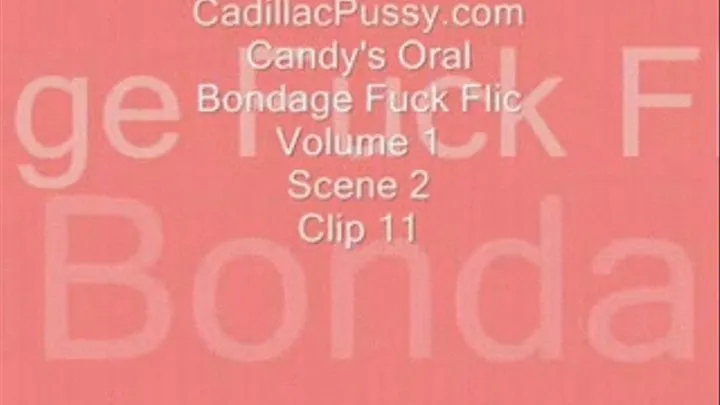 Candy's Oral Bondage Fuck Flic Vol 1 Scene 2 Clip 11