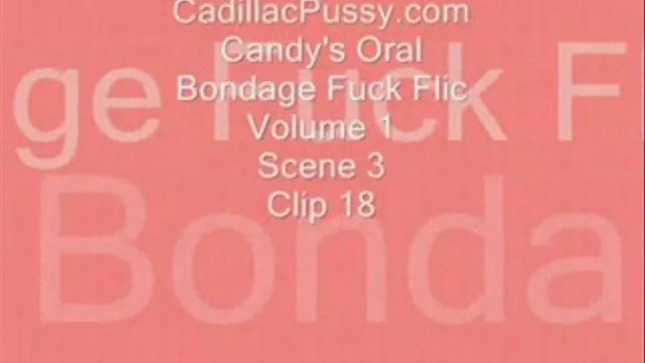 Candy's Oral Bondage Fuck Flic Vol 1 Scene 3 Clip 18