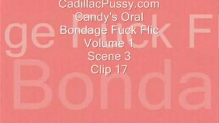 Candy's Oral Bondage Fuck Flic Vol 1 Scene 3 Clip 17