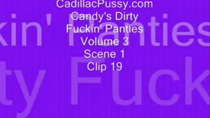 Candy's Dirty Fuckin' Panties Vol 3 Scene 1 Clip 19