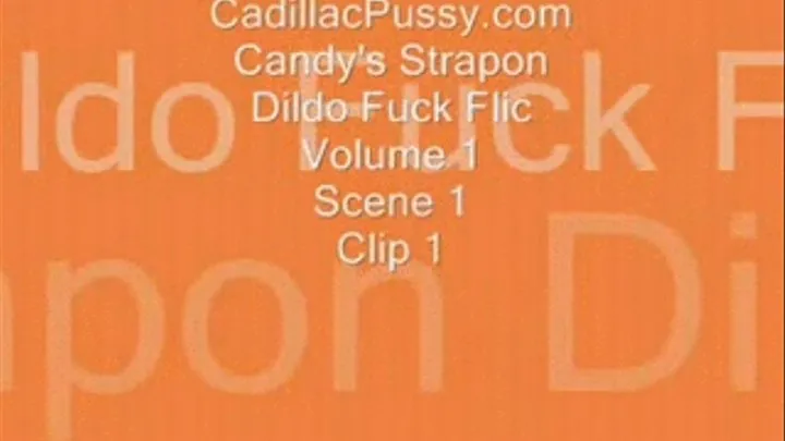 Candy's Strapon Dildo Fuck Flic Vol 1 Scene 1 Clip 1