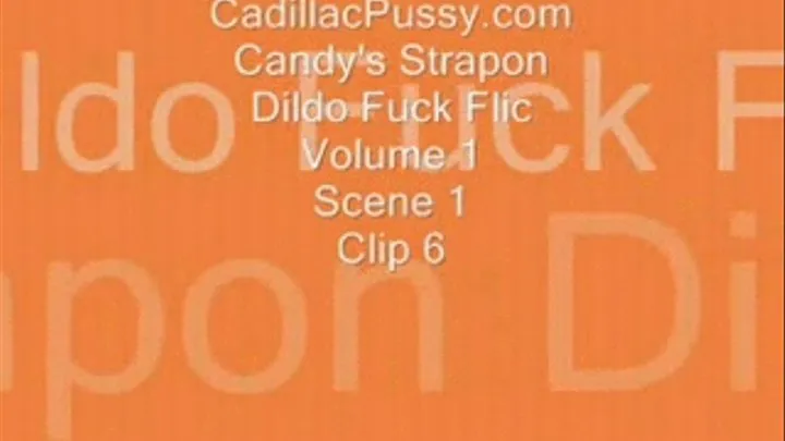 Candy's Strapon Dildo Fuck Flic Vol 1 Scene 1 Clip 6