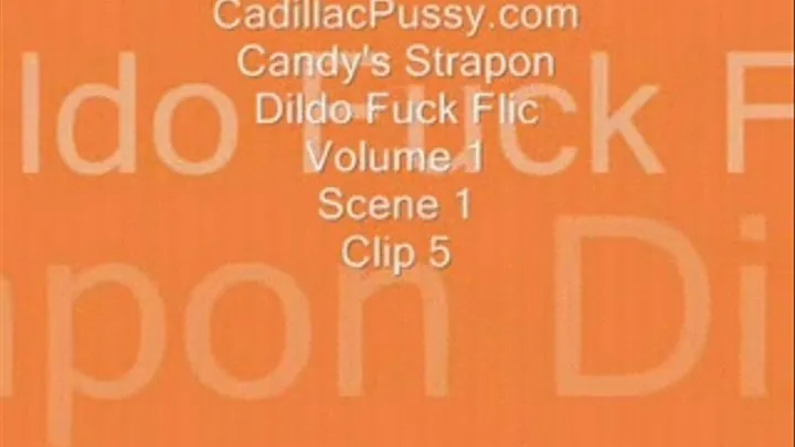 Candy's Strapon Dildo Fuck Flic Vol 1 Scene 1 Clip 5