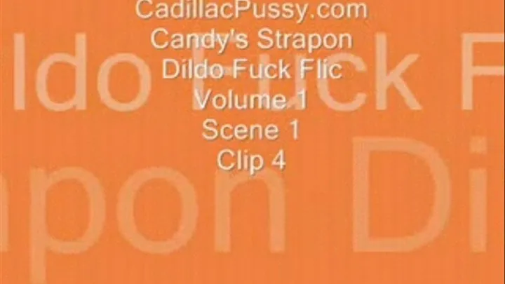 Candy's Strapon Dildo Fuck Flic Vol 1 Scene 1 Clip 4