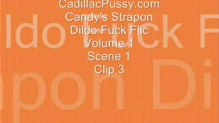 Candy's Strapon Dildo Fuck Flic Vol 1 Scene 1 Clip 3