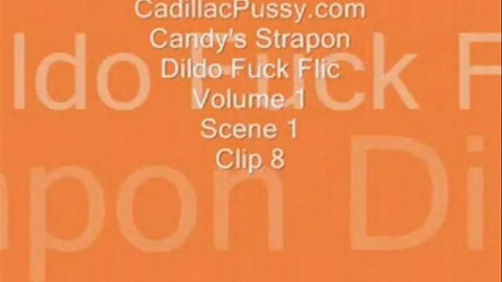 Candy's Strapon Dildo Fuck Flic Vol 1 Scene 1 Clip 8