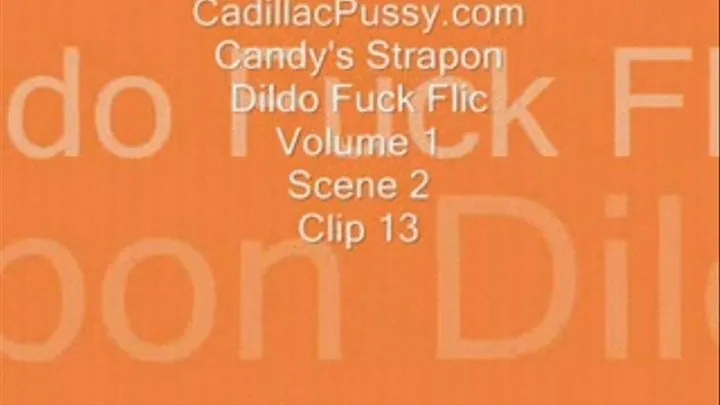 Candy's Strapon Dildo Fuck Flic Vol 1 Scene 2 Clip 13