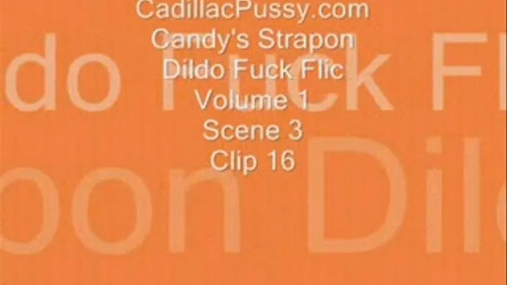 Candy's Strapon Dildo Fuck Flic Vol 1 Scene 3 Clip 16