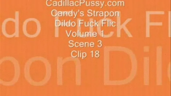 Candy's Strapon Dildo Fuck Flic Vol 1 Scene 3 Clip 18