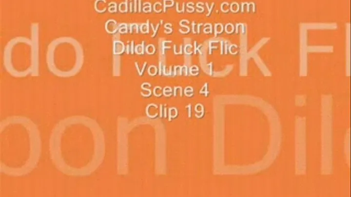 Candy's Strapon Dildo Fuck Flic Vol 1 Scene 4 Clip 19