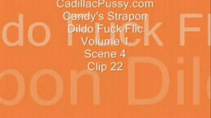 Candy's Strapon Dildo Fuck Flic Vol 1 Scene 4 Clip 22