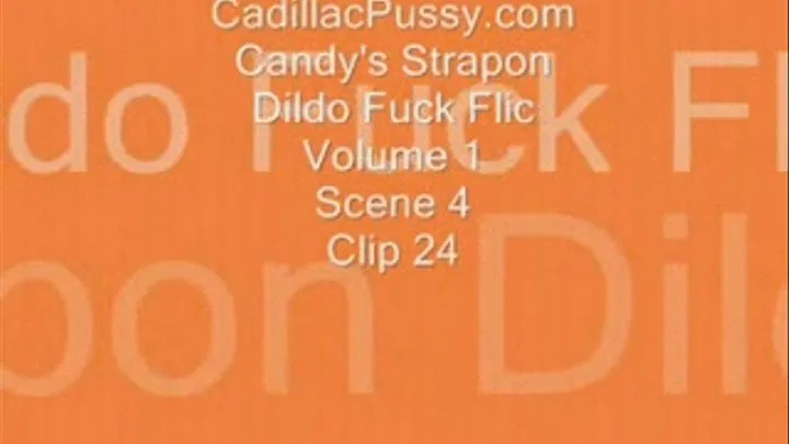 Candy's Strapon Dildo Fuck Flic Vol 1 Scene 4 Clip 24