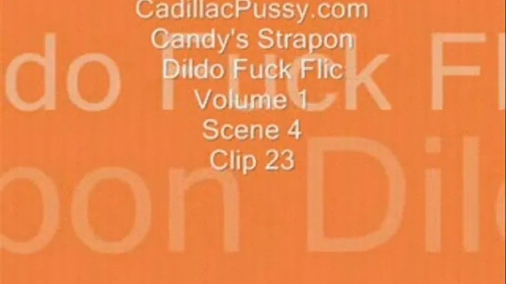 Candy's Strapon Dildo Fuck Flic Vol 1 Scene 4 Clip 23