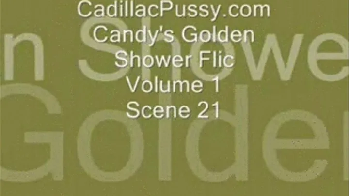 Candy's Golden Shower Flic Vol 1 Part 4 Scene 21