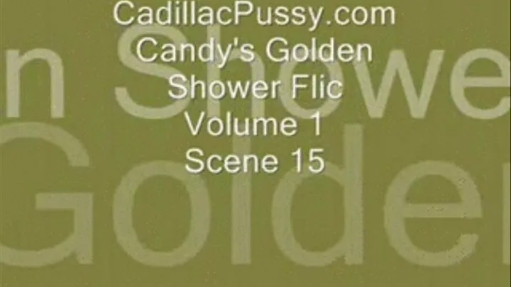 Candy's Golden Shower Flic Vol 1 Part 3 Scene 15