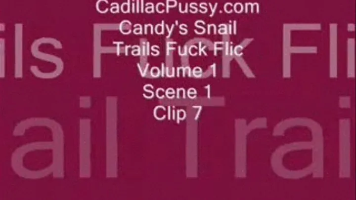 Candy's Snail Trails Fuck Flic Vol. 1 Scene 1 Clip 7