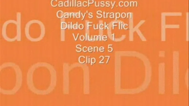 Candy's Strapon Dildo Fuck Flic Vol 1 Scene 5 Clip 27