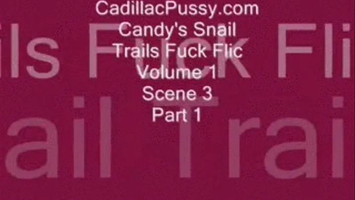 Candy's Snail Trails Fuck Flic Vol. 1 Scene 3 Part 1