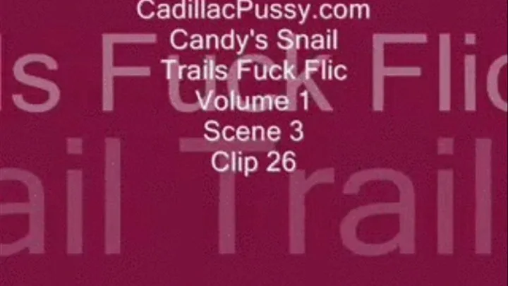 Candy's Snail Trails Fuck Flic Vol. 1 Scene 3 Clip 26