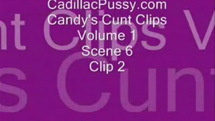 Candy's Cunt Clips Vol 1 Scene 6 Clip 2