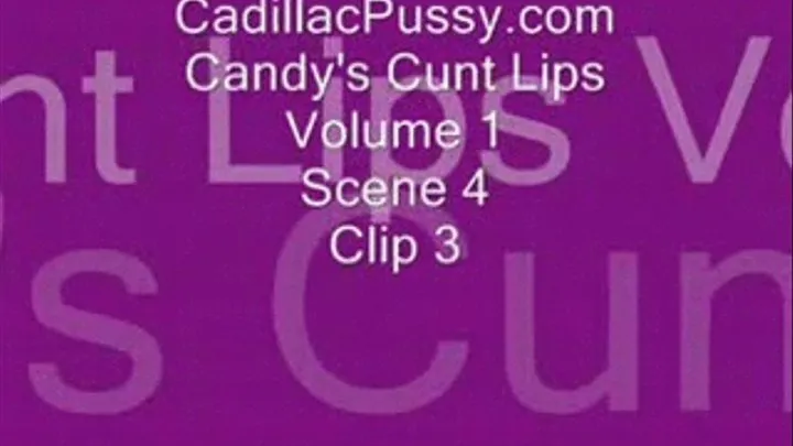 Candy's Cunt Clips Vol 1 Scene 4 Clip 3