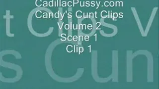 Candy's Cunt Clips Vol 2 Scene 1 Clip 1